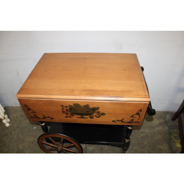 Heywood Wakefield HitchcockStyle Tea Cart Chairish