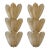 Luxury Venetian Scenographic Wall Sconces Whith Amber "Graniglia" Leaves Murano Glass-Set of Two For Sale
