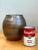 Vintage Brown Glazed Ceramic Vase For Sale - Image 9 of 12