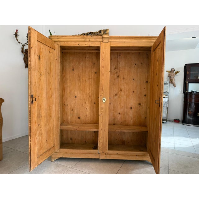 Tyrolean Baroque Farmhouse Wardrobe For Sale - Image 6 of 13