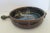 Late 20th Century Signed Vintage Hand-Made Glazed Pottery Bowl With Handle Rustic Colors For Sale - Image 4 of 9