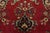 Tabriz Rug 8’3” X 11’3” Red Wool Vintage Traditional Hand-Knotted Carpet For Sale - Image 9 of 15
