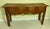 French Provincial Antique Farmhouse Console Table Handcrafted Rustic Credenza Vintage Country For Sale - Image 3 of 17