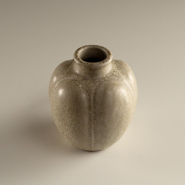 1930s Stoneware Model 148 Vase by Arne Bang, Denmark, 1930s For Sale - Image 5 of 12
