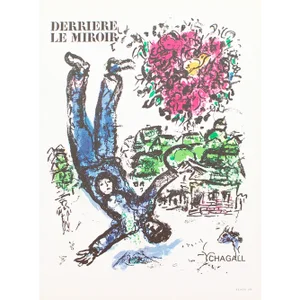 1966 After Marc Chagall, "Behind the Mirror" Poster