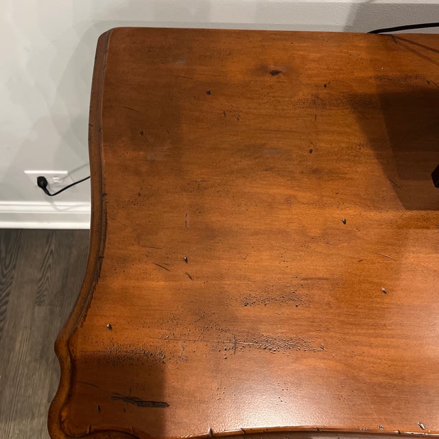 Habersham French Lyon Distressed Mahogany 2 Door 3 Drawer Server/Buffet/Sideboard For Sale In Chicago - Image 6 of 6