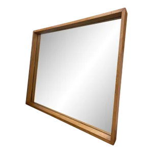 Vintage 1970s Conant Ball Maple Mirror