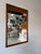Mid-Century Modern 1970s Mid-Century Modern Walnut Wall Mirror With Carved Geometric Details For Sale - Image 3 of 13
