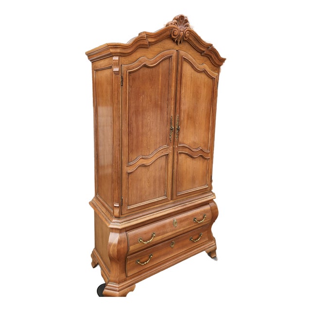 Tuscan Style Clothing Armoire From Century Furniture For Sale