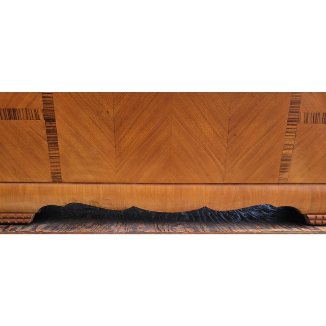 Lane Furniture Art Deco Style Cedar Blanket Chest Trunk For Sale - Image 11 of 17