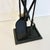 1970s Vintage Rustic Boho Chic French Style Wrought Iron With Bronze Handles Fireplace Tools - Set of 5 For Sale - Image 6 of 13
