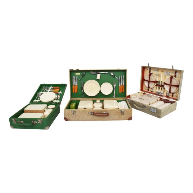 Picnic Travel Set from Sirram UK | AHA Switzerland, 1960, Set of 3 For Sale - Image 11 of 11