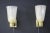 This fabulous pair of Venetian sconces of modern or Art Deco style, was entirely handcrafted. It is all decorated with the...