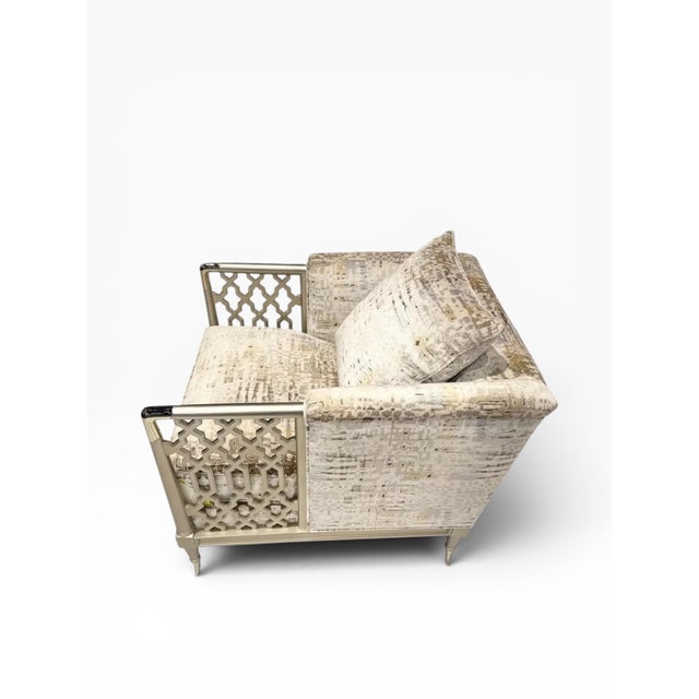 Caracole Caracole Lattice Entertain You Chair For Sale - Image 4 of 13