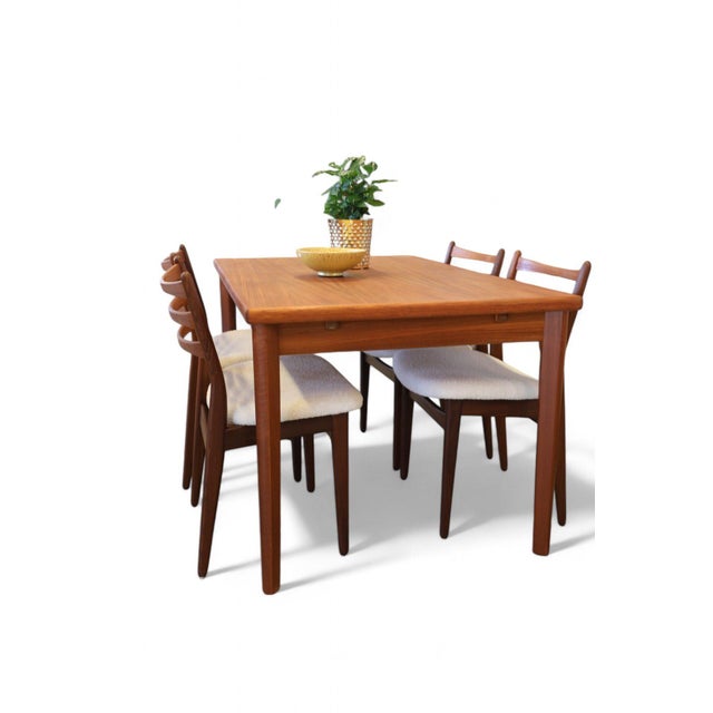 Dining Table in Teak from BRDR Furbo Spottrup, 1960s For Sale - Image 4 of 14