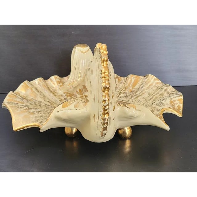 Vintage Italian Ceramic Fruit Bowl, 1960 For Sale - Image 9 of 12