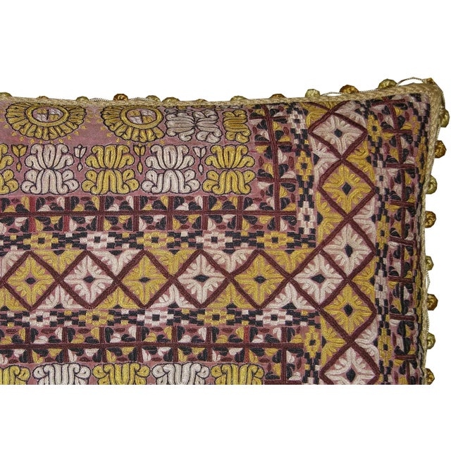 Ca.1850 antique Uzbek pillow. 20'' X 14''