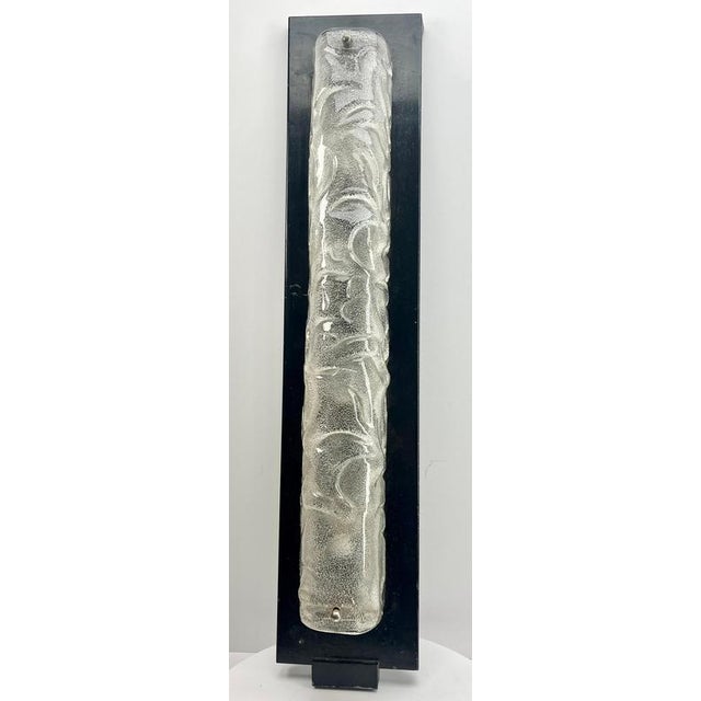 Vintage Iceglass Lamps from Rudolf Zimmermann Bamberg RZB, Germany, 1970s, Set of 2 For Sale - Image 6 of 11