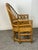 1980s 4 Vintage Brighton Pavilion Bamboo Arm Chairs For Sale - Image 5 of 5
