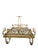 Mid 20th Century Hollywood Regency Gilt Iron Tea/Bar Cart on Wheels For Sale - Image 12 of 12