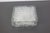 German Square Murano Ice Glass Flush Mount from Kaiser, 1970s For Sale - Image 4 of 7