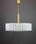 Large German Murano Ice Glass Tubes Chandelier by Doria, 1970s For Sale - Image 3 of 7