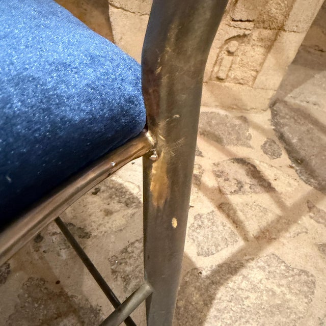 Metal Vintage Italian Brass Chiavari Ladderback Chair Italy For Sale - Image 7 of 17