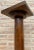 1960s Mid-Century French Pedestal Plant Holder in Walnut Wood, 1960s For Sale - Image 5 of 8
