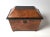 A hand painted coffer lid "High" box with hinged top. The nice high top with painted decoration to look like burl wood and...