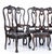 Armchairs and Chairs, Portugal, Late 19th Century, Set of 8 For Sale - Image 4 of 6