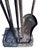 19th Century Antique 1900s Arts & Crafts Wrought Iron Fireplace Tool Set Poker Shovel Tongs Stand For Sale - Image 5 of 18