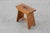 Rustic Pine Stool with Cut-Out Trestle Legs, Sweden, 1920 For Sale - Image 12 of 17