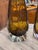 Murano Amber Glass Lamps - a Pair For Sale - Image 4 of 7