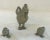 Vintage Brass Chicken With Two Chicks For Sale - Image 4 of 6