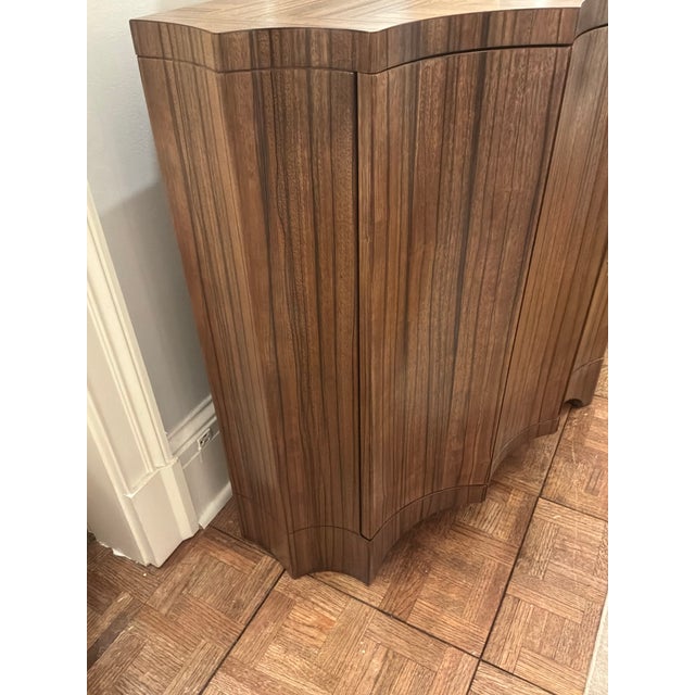 Wood Revelation Grand Flute 4 Door Cabinet For Sale - Image 7 of 10