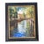 Signed Original Oil on Canvas Canal Framed For Sale