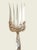 Metal Antique .925 Whiting Roses & Scrolls Sterling Silver Cold Meat Serving Fork For Sale - Image 7 of 7
