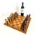 Wood 1960s Wood Chess Board and Duncan Ceramic Bisque Chess Pieces, 32 Piece Set For Sale - Image 7 of 11