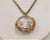 Vintage 1950s Signed Napier Clear Rhinestone Pendant Necklace For Sale - Image 9 of 11