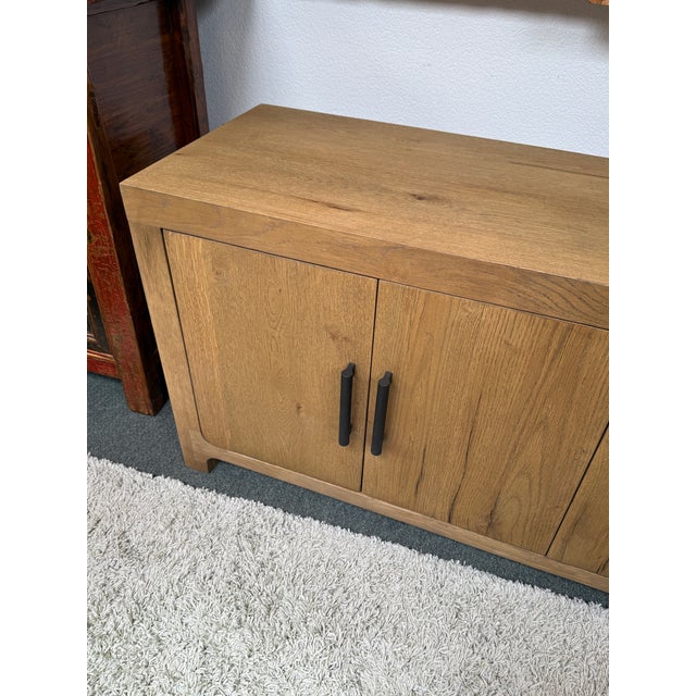 Rustic European Harrison and Nicholas Condos for Restoration Hardware Davos Sideboard For Sale - Image 3 of 12