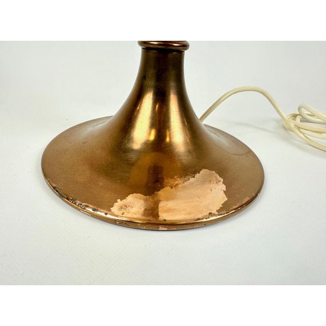 Mid-Century Modern Bamboo Table Lamp in Bronze by Ingo Maurer for Design M, 1970s For Sale - Image 6 of 9