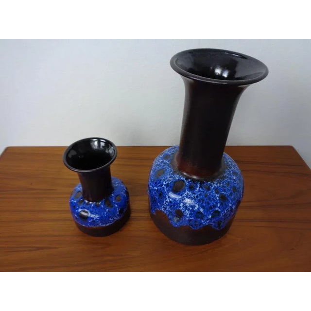 Ceramic Pop Art Ceramic Vases from Jasba, 1970s, Set of 2 For Sale - Image 7 of 13