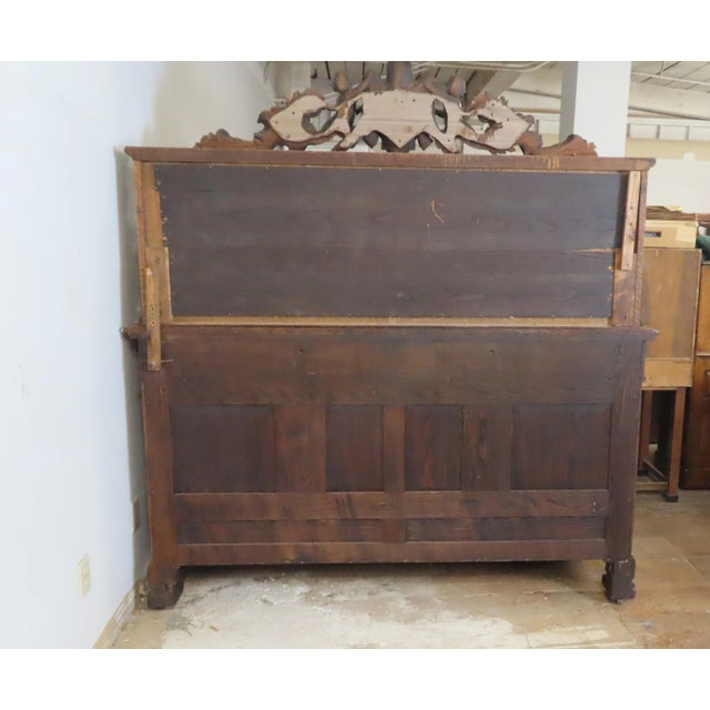 R. J. Horner & Co. Antique Victorian R. J. Horner Carved Oak Sideboard Credenza For Sale - Image 4 of 12