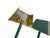 Brass and Green-Painted Metal Table Lamps by Kullmann, 1970, Set of 2 For Sale - Image 12 of 14