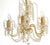 Vintage Brass and Lead Crystal Chandelier from Preico, 1980s For Sale - Image 4 of 8