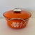 1960s Mid-Century Modern Catherineholm Rune Fence Post Sticks Casserole Dutch Oven W Lid Orange & White For Sale In Phoenix - Image 6 of 13