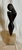 Stone Mid Century Hand Carved Teak Sculpture on Alabaster Base For Sale - Image 7 of 9