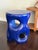 Made Goods Made Goods Hyde Stool in Glossy Cobalt Blue Reinforced Concrete Sculptural Modern Organic Side Table For Sale - Image 4 of 12