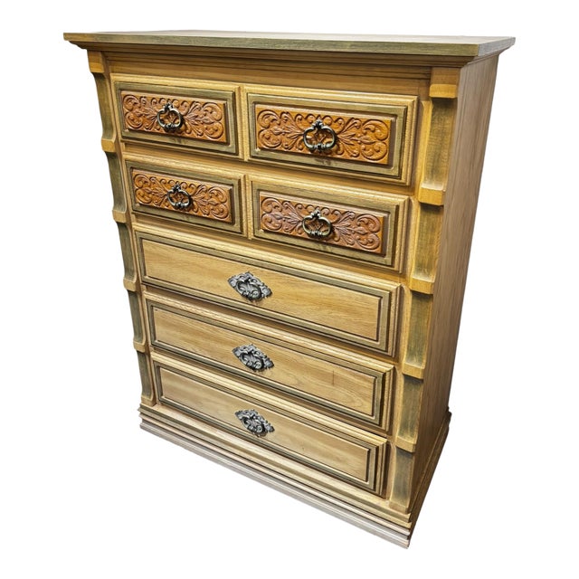 1980s 5 Drawer Dresser For Sale