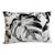 Contemporary Modern Botanical Leafy Velvet Feather/Down Pillow 24” X 18” For Sale